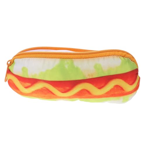DOITOOL Federmäppchen Mit Reißverschluss Cartoon-Hotdog-Form Großes Fassungsvermögen Für Stifte Bleistifte Und Andere Schreibutensilien Geeignet Für Junge Mädchen Und Erwachsene Zum von DOITOOL