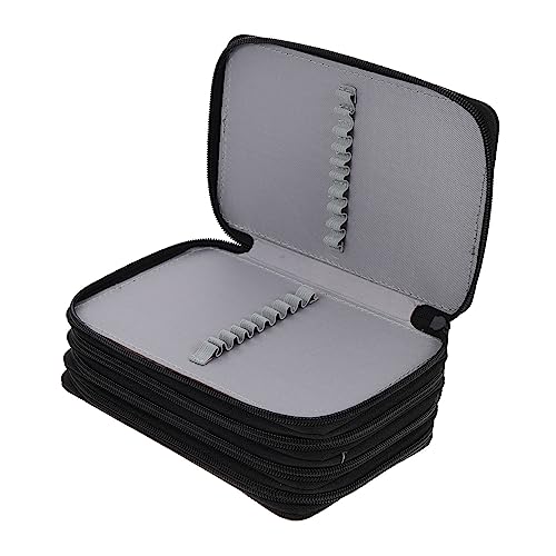 DOITOOL Buntes Federmäppchen mit Mehreren Fächern Tragbarer Bleistift Organizer für Künstler Geeignet für Farbstifte Aquarellstifte und Pinsel zur Aufbewahrung von Schreibwaren und von DOITOOL