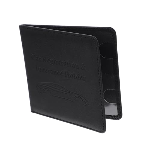 DOITOOL Kreditkartenorganizer Aus Kunstleder Mit Fächern Für Führerschein Versicherung Und Zulassungspapiere Kompakt Und Tragbar von DOITOOL