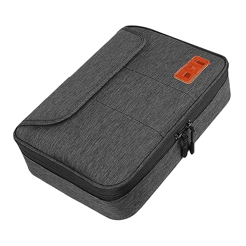 DOITOOL Doppellagige Elektronik Organizer Tasche Tragbare Kabelaufbewahrung für Digitale Zubehörteile Große Reisetasche für Kabel Powerbanks Tablets und Mehr von DOITOOL