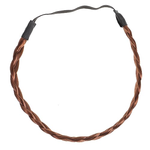 DOITOOL Stirnband Für Mädchen Geflochtene Stirnbänder Für Damen Haarschmuck Zum Flechten Turban-stirnband Yoga-stirnbänder Für Frauen Doppelte Haarfärbeschale Weben Braut Ausgabekarte von DOITOOL