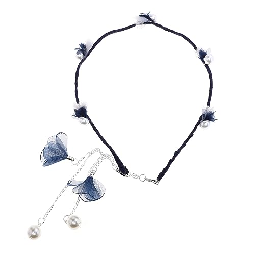 DOITOOL Gefälschtes Ohrring-stirnband Haarschmuck Ausgabekarte Polyester Perle von DOITOOL