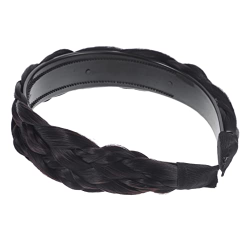 DOITOOL Geflochtenes Stirnband Brautkopfschmuck Für Die Hochzeit Outdoor-stirnband Geflochtene Haarteile Für Haarstirnbänder Für Stirnband Für Frauen Mädchen Schal Hochtemperaturdraht von DOITOOL