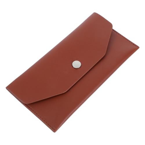 DOITOOL Portemonnaie Für Damen Wiederverwendbarer Pu-geldumschlag Budget-geldbörse Mit Knopfverschluss Minimalistisches Design Für Scheckabrechnung Reisen Und Täglichen Gebrauch von DOITOOL