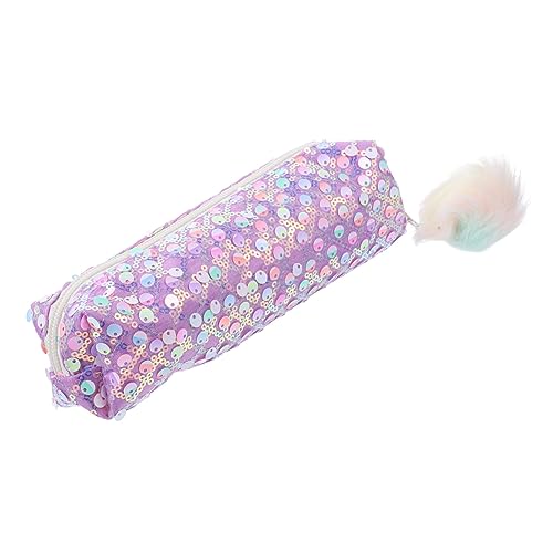 DOITOOL Glitzer Federmäppchen für Schüler Rosa Schreibwarentasche mit Reißverschluss Kompakte Stifttasche Make Up Organizer Praktische Federtasche für Schule und Alltag von DOITOOL