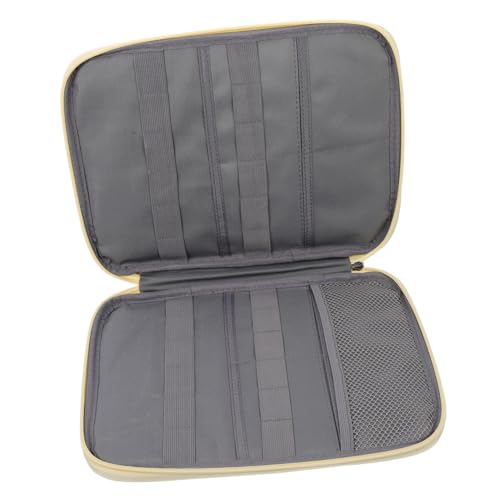 DOITOOL Großes Buntstifte Etui Praktische Aufbewahrungstasche für Malpinsel und Zeichenbedarf Fächer für Künstler Modischem Reißverschlussdesign von DOITOOL