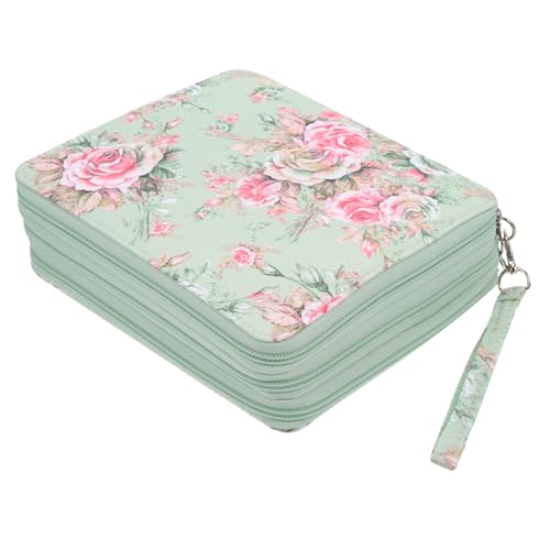 DOITOOL Großes Mäppchen mit Fächern Robuster Stifttasche für Zeichnung Tragbarer Zeichenpinsel Organizer Federleichte Aufbewahrungstasche für Schule Büro und Künstler von DOITOOL