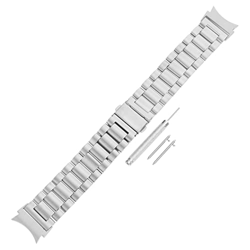 DOITOOL Gurt Uhrenarmband aus Edelstahl Armbänder für Männer stainless steel inoxlm Stilvoll uhrenarmbänder Uhrenzubehör Uhrenarmband für Herren Stahlband Lieferungen Mann Rostfreier Stahl von DOITOOL