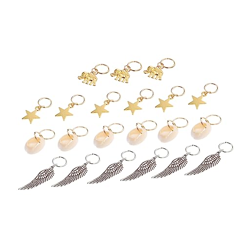 DOITOOL Haar-charms für Zöpfe 21-teilig Haarmanschetten Modisches Haarschmuck-set Haarperlen Clip- DOITOOL Haar-charms für Zöpfe 21-teilig Haarmanschetten Modisches Haarschmuck-set Haarperlen Clip- von DOITOOL