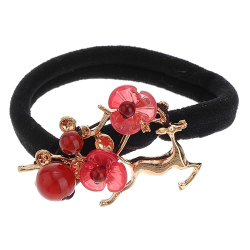 DOITOOL Haargummi Haarband haarschmuck Chiffonschal chinesische Hanfu-Kopfbedeckung Tiara Ringe Anruf Gummiband Haarseil Haarring Damen Stirnband Kupfer usw. von DOITOOL