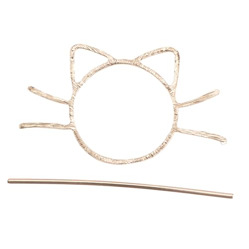 DOITOOL kinder dekor Golddekor Haarspangen für Damen Katzenclip haarschmuck Haarklammer Haarnadel Haarstock Frauen Haarspange Metall Kopfbedeckung Ausgabekarte Fräulein von DOITOOL