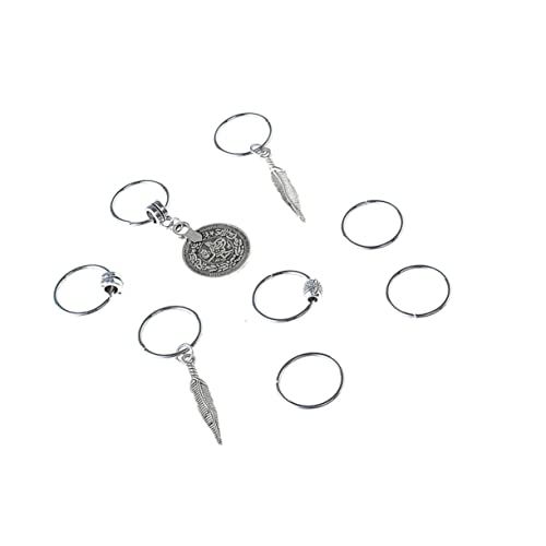 DOITOOL Haarschmuck für Zöpfe Haarschmuck für Frauen Haare geflochten Ringe Haarnadel münzzähler Tiara Haarklammer Zopf-Haar-Accessoires Haarschmuck für Mädchen Blätter Kopfbedeckung Münze von DOITOOL