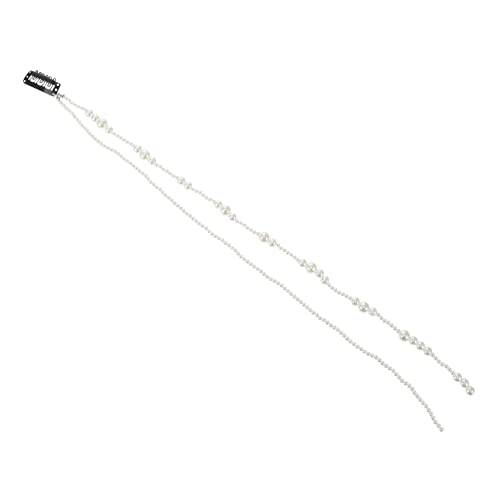 DOITOOL Eleganter Haarschmuck für Die Braut Mädchen Haarspange Kette Quaste für Pferdeschwanz Kopfbedeckungen von DOITOOL