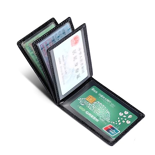 DOITOOL Halter Dokumentenhalter Freizeitgeldbörse Einfache Geldbörse Aus Leder Mit Hervorragender Verarbeitung Für Langlebigen Gebrauch Platz Für Taschen Bargeld Fotos Geeignet Für Geschäf von DOITOOL