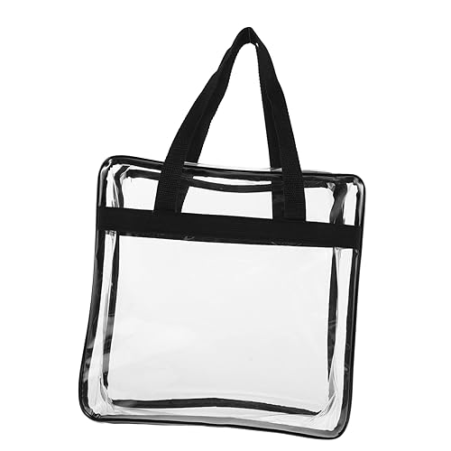 DOITOOL Handtasche zu Hause waschen Reise-Organizer-Taschen Makeup Tasche durchsichtige Kosmetiktasche Make-up-Taschen PVC-Reisetasche transparente Reisetasche tragbar von DOITOOL