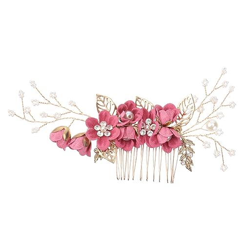 DOITOOL Perle Kristall Hochzeit Haarkamm Strass-Stirnband hochzeitsdeko Haarschmuck Haarkamm aus Kristall legierter Kamm Blumen Strasssteine Kuchenform Haarteil Brautjungfer Haarnadel DOITOOL Perle Kristall Hochzeit Haarkamm Strass-Stirnband hochzeitsdeko Haarschmuck Haarkamm aus Kristall legierter Kamm Blumen Strasssteine Kuchenform Haarteil Brautjungfer Haarnadel von DOITOOL
