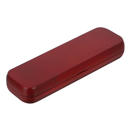 DOITOOL Holz Stiftebox Rot Doppelfach Eleganter Füllfederhalter Organizer für Büro Zuhause Reise Multifunktional Geschenkbox aus Massivholz mit Natürlicher Maserung von DOITOOL