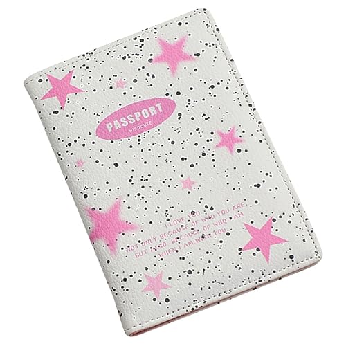 DOITOOL Kartenhalter Kartenhülle Reisen Hallo Fall Passhalter Passinhaber Und Geldbörsen Für Damen Abdeckung Name Stichworte Brieftasche Frauen Mehrere Geldtasche Reisepasstasche Rosa Pu von DOITOOL