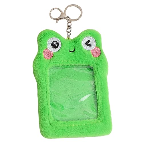 DOITOOL Kartenhalter aus Plüsch Transparentes Id Kartenetui Kreatives Multifunktional für Buskarten Kreditkarten und Leicht und Tragbar für Studenten und Berufstätige von DOITOOL