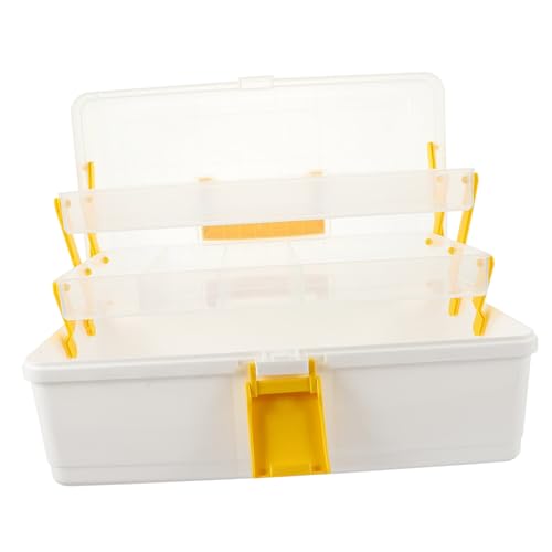 DOITOOL Kasten Aufbewahrungskiste Plastikbehälter Kopfbedeckung Fall Haarnadel Haarspangen Desktop-Kosmetikhalter Organizer für Kopfbedeckungen Haarschmuck Veranstalter Make-up-Box Student von DOITOOL