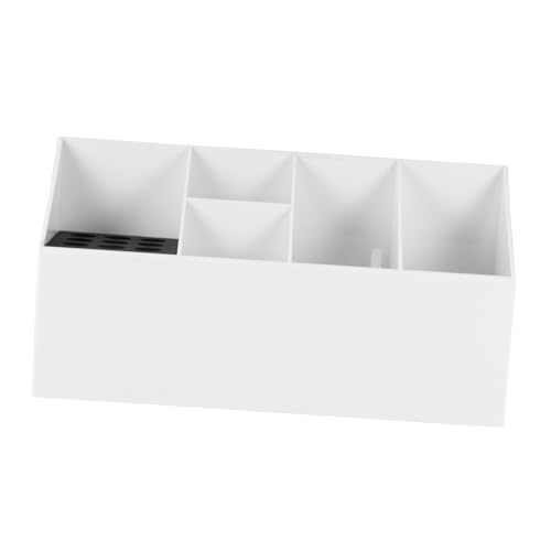 DOITOOL Kasten kosmetische Aufbewahrungsbox Bleistiftbecher Make-up-Behälter Organizer für Make-up-Pinsel Schreibwaren-Organizer Schreibtisch-Organizer Lagerung Container Stifthalter Abs von DOITOOL