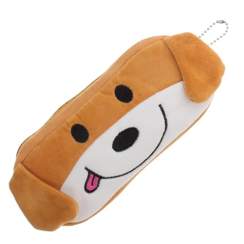 DOITOOL Bleistifttasche Mit Reißverschluss Großes Fassungsvermögen Plüschiges Federmäppchen Im Cartoon-Stil Organizer Für Schulsachen Büro Hochschule Schule von DOITOOL