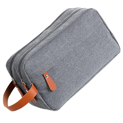 DOITOOL Kosmetiktasche für Herren reisekulturbeutel Herren Make-up-Aufbewahrungsorganisator Reisetaschen Make-up-Taschen Schminktasche mit Tragegriff Behälter für Reise-Toilettenartikel von DOITOOL