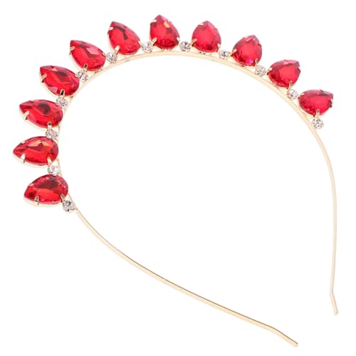 DOITOOL Kristall Stirnband Strass-stirnband Dünn Strass-stirnband Für Damen Haarschmuck Für Mädchen Party-stirnbänder Cosplay-stirnband Haarband Prinzessin Metall Fräulein Krone von DOITOOL