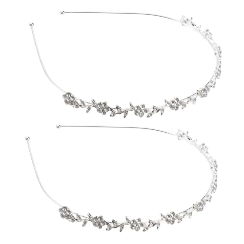 DOITOOL Kristall-haarreif Für Die Braut 2er-set Kristall-stirnband Für Frauen Und Mädchen Modischer Haarverschluss Mit Strasssteinen von DOITOOL