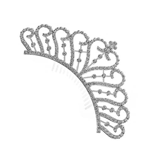 DOITOOL Kronen seitlichem Haarkamm Haarspangen Haarklammer Hochzeitskamm Braut Haarspange Haarnadeln mit Strasssteinen Tiara Krone Haarnadel Hochzeit Haarkamm Prinzessin Haarschmuck Kind von DOITOOL