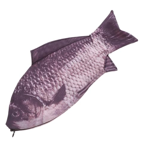 DOITOOL Karpfenfisch-geformtes Federmäppchen Mit Reißverschluss Lustige Stifttasche Fischform Bleistifttasche Praktische Kosmetiktasche Aus Nylon DOITOOL Karpfenfisch-geformtes Federmäppchen Mit Reißverschluss Lustige Stifttasche Fischform Bleistifttasche Praktische Kosmetiktasche Aus Nylon von DOITOOL