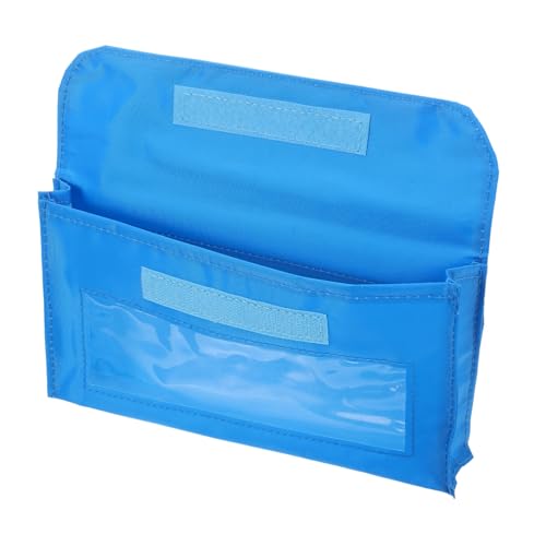 DOITOOL Magnetischer Whiteboard -Stiftbeutel Magnet stiftebox Marker Organizer Bag magnetische Tasche Trockenerlöser -Markerhalter Whiteboard-Magnetmarkerhalter Markerfall PVC Blau von DOITOOL