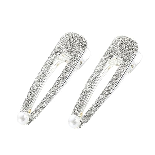 DOITOOL Modische Haarspangen Mit Strasssteinen Für Frauen Brautschmuck Hochzeitshaar Hübsche Haarspangen Für Die Braut von DOITOOL