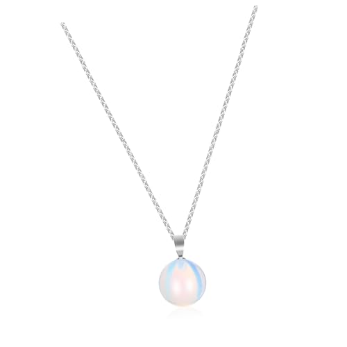 DOITOOL Moonstone Necklace Damen Statement Halskette Mit Wunderschönem Anhänger Und Geschenkbox Hochzeiten Und Besondere Anlässe Vielseitiger Schmuck Für Stil von DOITOOL
