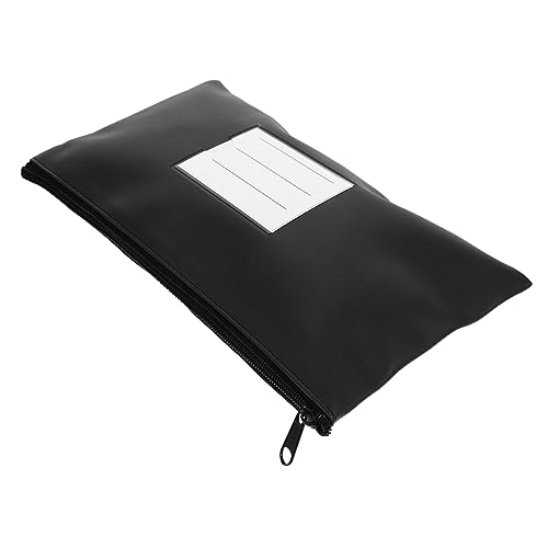 DOITOOL PU Leder Geldbeutel mit Reißverschluss Geldbörse Organizer für Bargeld und Belege Multifunktionale Banktasche mit Kartenfach und Robust für Damen und Alltag von DOITOOL