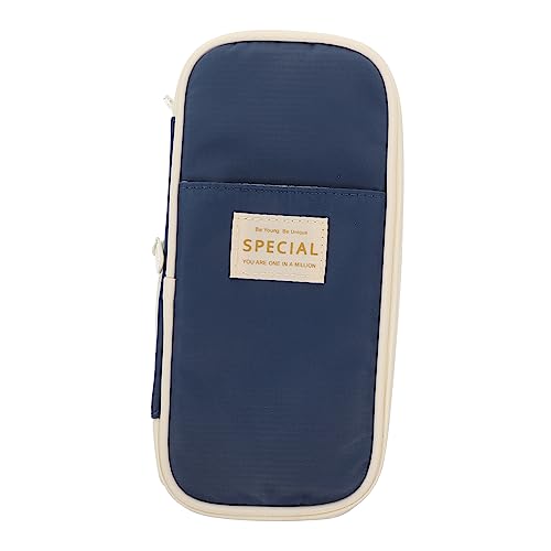 DOITOOL Pencil Bag Make -up Pinselspeicherbox Büro-Aufbewahrungstasche Bleistiftbeutel für Mädchen Federmäppchen für Damen Bleistiftbeutel zur Aufbewahrung Bleistift-Organizer Segeltuch von DOITOOL