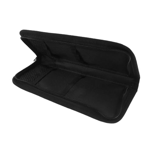 DOITOOL Pinseltasche Pen -Organisator Fall Federmäppchen Etui kleine Bleistifttasche Bleistifthalter Zipper -Bleistiftbeutel Bleistiftfall für Mädchen Oxford-Stoff Black von DOITOOL