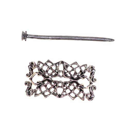 DOITOOL Retro-Haarstäbe Piratenschmuck Vintage Haarstab Kopfbedeckungen Für Damen Haarspange Aus Metall Mit Stab Herren Rutschen Piraten-outfit Knoten Haar Stab Antiquität Mann Handbuch von DOITOOL