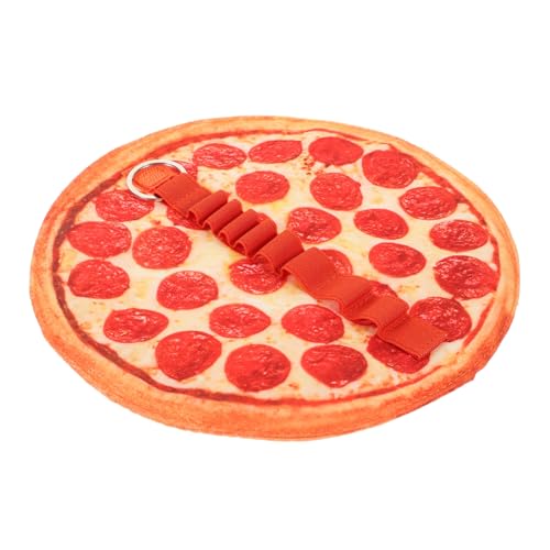 DOITOOL Rollstifttasche Aus Segeltuch Aufrollbar Mit Pizza- Federmäppchen Für Schreibutensilien Leicht Und Für Alltag von DOITOOL