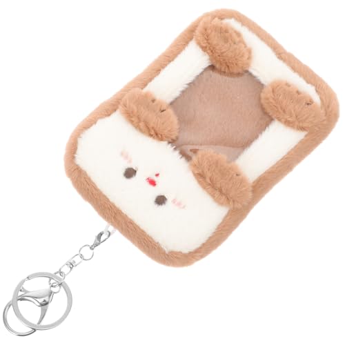 DOITOOL Plüsch Kartenhalter mit Schlüsselanhänger Id Kartenhülle für Sammlerstücke Leicht und Robust für Büroangestellte und Schützend aus Langlebigem Material von DOITOOL