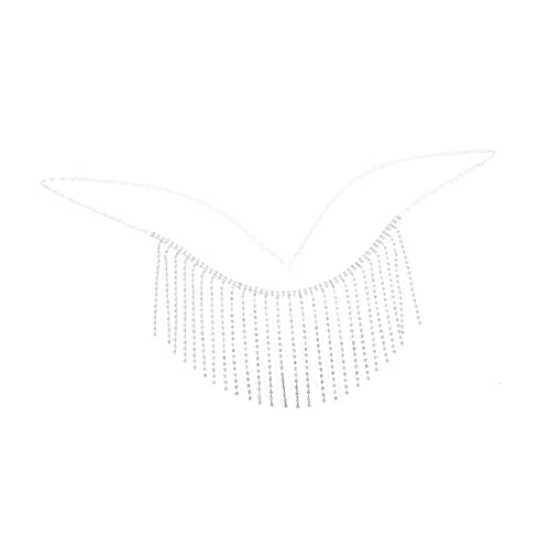 DOITOOL Rhinestone Taillenkette Damen Wasserfest Glänzende Schmuckkette für Hochzeit Party Alltag Leicht Tragbar Langlebig Nicht Verblassend Elegant Dekorative Bauchkette von DOITOOL