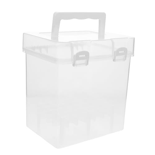 DOITOOL Robuste und Transparente Stifte Organizer Box mit Sicherem Verschluss für Farben Pinsel und Kreative Aktivitäten Unterwegs von DOITOOL