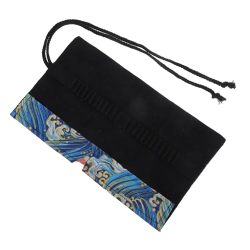 DOITOOL Federmäppchen Aus Segeltuch Zum Aufrollen Für Bleistifte Buntstifte Und Kugelschreiber Stiftetasche Mit Ethno-Design Organizer Für Zeichenbedarf Und Schulbedarf Haltbar Und von DOITOOL