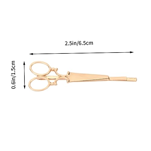 DOITOOL Scherenclip für Mädchen Kreative Haarspange in Scherenform Modisches Haarschmuckzubehör Leicht und Langlebig für Partys und Alltag von DOITOOL