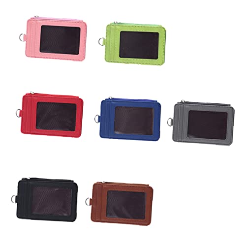 DOITOOL Multifunktionale PU Kartenhalter Teleskopschnalle für Ausweise Kreditkarten und Tragbar für Schule Arbeit Freizeit von DOITOOL