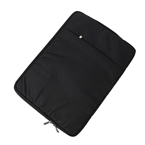 DOITOOL Schwarze Laptop Schutztasche mit Stoßdämpfendem Wasserdichtem Material und Flauschigem Innenfutter Kratzfestes Notebook Sleeve mit Großer Kapazität für Arbeit und Reise von DOITOOL