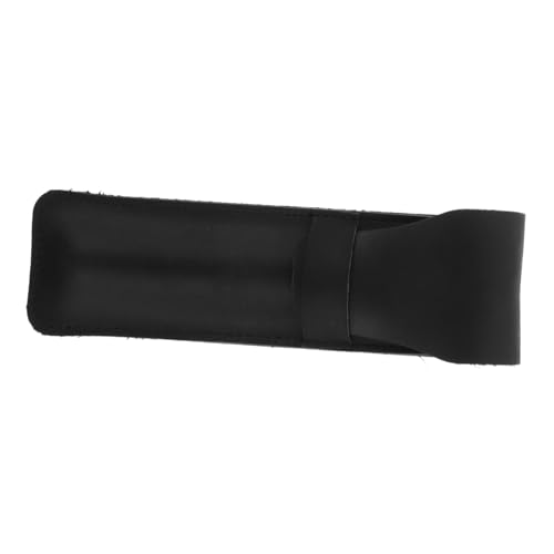 DOITOOL Stift -Set -stiftbeutel Tasche Halter Fall Kleines Federmäppchen Etui Stiftschutzhülse Federmäppchen Für Erwachsene Briefpapierbeutel Stiftfälle Schwarz Oberschicht Rindsleder von DOITOOL