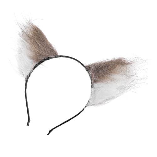 DOITOOL Stirnband Mit Realistischen Ohren – Tierohr-modellierung Für Mädchen Party-kopfbedeckung Cosplay-accessoire DOITOOL Stirnband Mit Realistischen Ohren – Tierohr-modellierung Für Mädchen Party-kopfbedeckung Cosplay-accessoire von DOITOOL