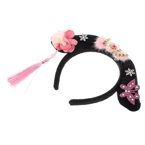 DOITOOL Stirnband Modekleidung dekorative Stirnbänder Haarschmuck Haarband Tiara Haargummis weibliche Haarbänder einfache Haarbänder Hochzeit schmücken China Kopfbedeckung Fräulein Stoff von DOITOOL