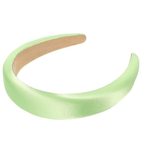 DOITOOL Stirnband Mädchen-Tiara modische Stirnbänder haarschmuck Schleife Haargummis breites Haarband aus Satin Stirnbänder für Damen rutschfest Schwamm Haarring Hocken Kopfbedeckung Liner von DOITOOL